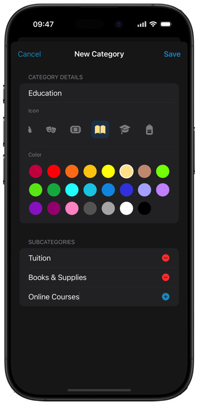 Category Editor